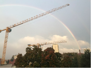 Regenbogen über der Steiermark